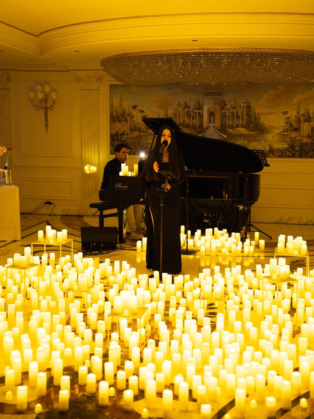 Concerto dal vivo tra mille candele